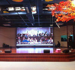 北京市光明小学室内P5显示屏竣工